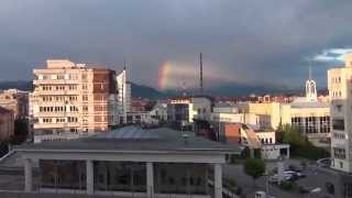 Curcubeu neobisnuit la Baia Mare Partea1 Unusual rainbow.