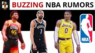 BUZZING NBA Rumors: Kevin Durant To Warriors? Russell Westbrook Trade Request? Donovan Mitchell News