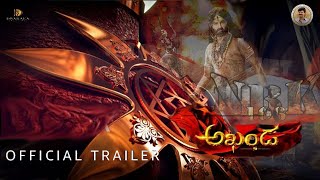 AKhanda Movie Trailer | Nandamuri Balakrishna | Boyapati srinu | Tollywood Ticket
