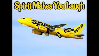 Spirit Flight attendant performs funniest safety routine