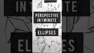 Ellipses. Quick perspective lesson. #artlesson #art #perspective #ellipses #splintersketch