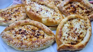 My family's favorite lunch, full of flavor, light and quick, Pide with chicken fillet 👌