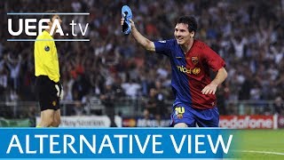 Lionel Messi 2009 Champions League goal v Man.United from every angle