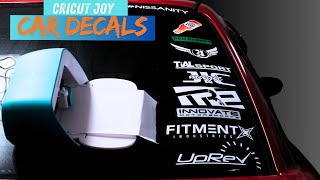 Does a Cricut joy work for car decals? not ideal