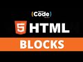 HTML Blocks Tutorial | HTML Blocks and Inline Elements | HTML Tutorial for Beginners | SimpliCode