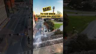 RARE! JFK ASSASSINATION VIEW—7th FLOOR WINDOW SIXTH FLOOR MUSEUM AT DEALEY PLAZA #shorts #jfk