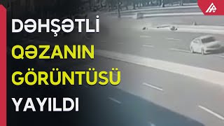 Bakıda 5 nəfərin ölümü ilə nəticələnən qəzanın görüntüləri yayılıb – APA TV