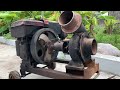 Full Restoration of Old Broken Diesel Engines For Large Capacity Pumps / Restoring of Old Water Pump