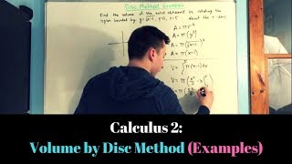 Calculus 2: Disc Method (Examples)