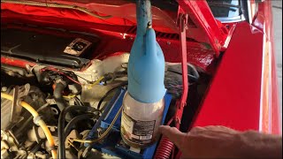 Mercedes 107 SL vacuum leak detection