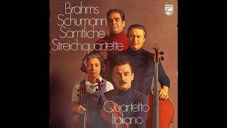 SCHUMANN - String Quartet Op.41 No.3 - Quartetto Italiano (1970)