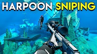 Sniping with a Harpoon Gun! - Last Tide (Underwater Battle Royale)