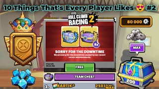 10 THINGS THAT EVERY PLAYER LIKES 😍 IN HILL CLIMB RACING 2 | #2