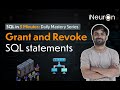 Grant and Revoke SQL Statements | SQL Tutorials