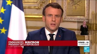 REPLAY - Coronavirus : Allocution d'Emmanuel Macron à propos du Covid-19 en France