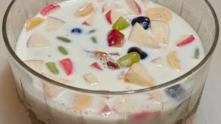 সাবুদানা ফ্রুট ডেজার্ট রেসিপি | Sabudana Fruit Dessert Recipe