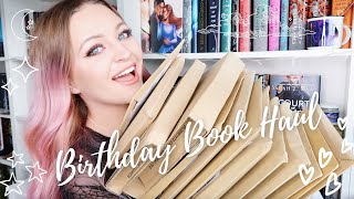 BIG BIRTHDAY BOOK HAUL (30+ books) thank youuu💗