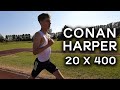 Conan Harper - 20x400m Track Workout | Stride Athletics