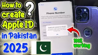 How To Create Apple ID In Pakistan 2025 | Apple Account Cannot Be Created At This Time | Unisoft Pk