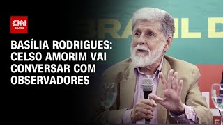 Basília Rodrigues: Celso Amorim vai conversar com observadores | LIVE CNN