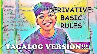 Basic Rules of Differentiation in TAGALOG!!