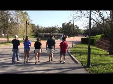 Walk From Boardwalk Resort to Entrance of EPCOT - 5 1/2 minutes Exactly Walk From Boardwalk Resort to Entrance of EPCOT - 5 1/2 minutes Exactly