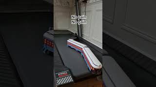 Polar express train crash on the treadmill #polarexpress #train #crash