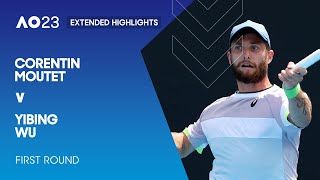 Corentin Moutet v Yibing Wu Extended Highlights | Australian Open 2023 First Round