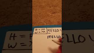 Alberti Cipher Method 1