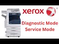 How to go to Xerox WorkCenter Diagnostic Mode | Service Mode