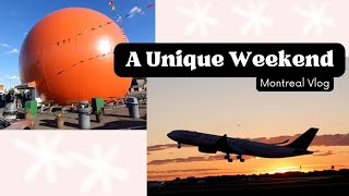 Montreal Vlog: A unique weekend / Une fin de semaine unique (Orange Julep, les avions décollent)