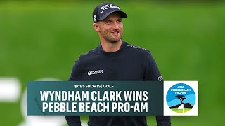 Wyndham Clark Wins Pebble Beach Pro-AM Following Final Round Cancellation I FINAL RECAP I CBS Sports