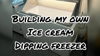 Building my own ice cream dipping station from a chest freezer to save $$ and avoid shipping delays