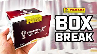*NEW* Panini WORLD CUP 2022 Sticker Collection | BOX BREAK!! (100 Packs!)