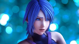 Kingdom Hearts Aqua Glitter and Gold