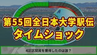 【出題範囲: 第55回全日本大学駅伝】前回全日本を振り返ろう！全日本大学駅伝タイムショック！【難易度: 中】