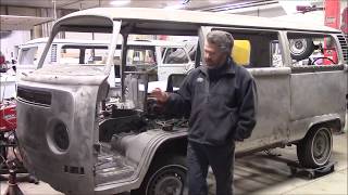 1972 Volkswagen Bus Van Restoration,  Metal Repair Progress Continues,  lastchanceautorestore com