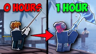 Can I GO FROM NOOB TO PRO IN 1 HOUR?! (Roblox Fisch)