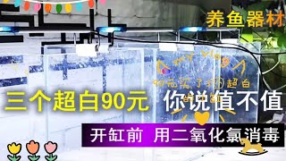 二手市场淘宝，90元买了3个超白的小缸，你说值不值