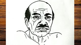 vaikom muhammad basheer drawing