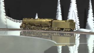 061278-HO Brass Model Train - Key Imports NP Timken 4-8-4 Four Aces #1111 - Unpainted