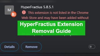 HyperFractius browser hijacker Removal | How to Remove HyperFractius Extension Completely