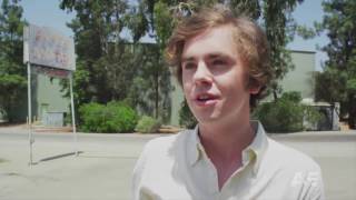 Freddie Highmore visits Psycho house, Bates Motel at Universal Studios Hollywood for SDCC 2013