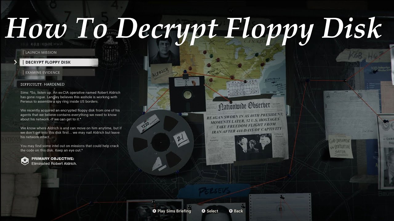 HOW TO DECRYPT FLOPPY DISK FOR OPERATION CHAOS - Black Ops Cold War ...