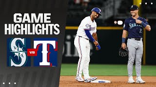 Mariners vs. Rangers Game Highlights (4/25/24) | MLB Highlights