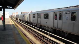 R188 sets 7231-35 and 7456-7923-7460 passing 69th Street on a Main St bound 7 Express Train