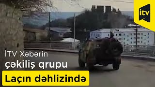 İTV Xəbərin çəkiliş qrupu Laçın dəhlizində