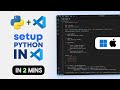 How to Setup VSCode for Python - Install Python in VSCode