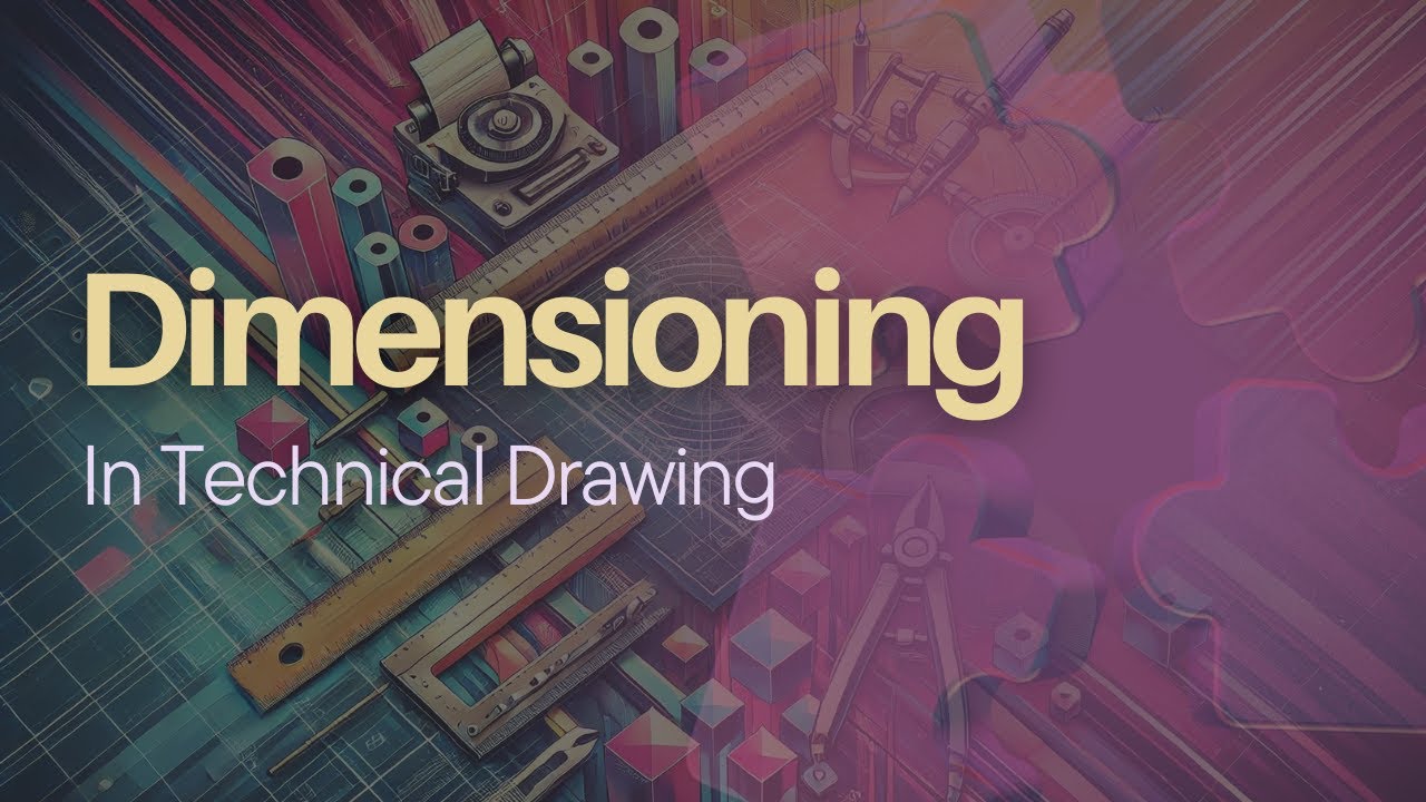 Dimensioning In Technical Drawing Youtube