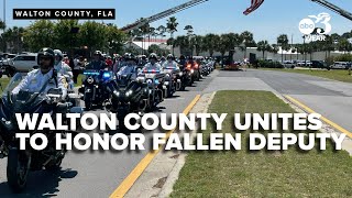 Walton County unites to honor fallen Deputy William May with heartfelt funeral procession